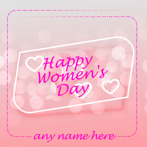 Happy Womens Day Love Image With Name